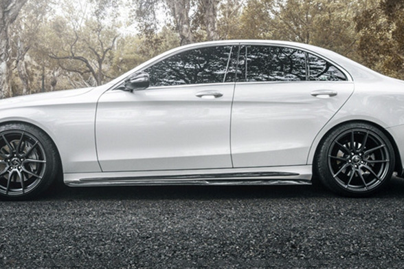 Mercedes C Class W205 PSM Style Carbon Fiber Side Skirts C63 AMG FREE SHIPPING
