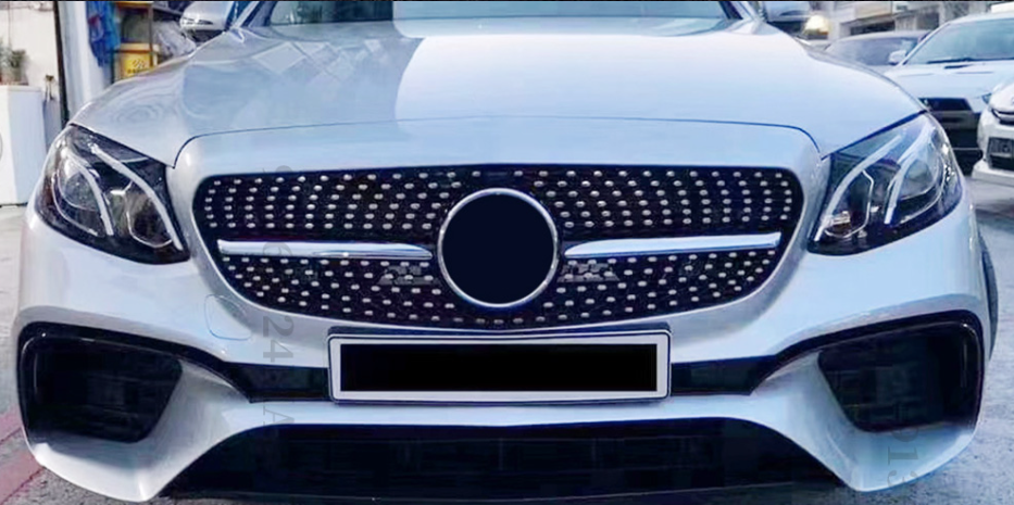 Mercedes E Class W213 Diamond Style Grille 2016-2019 FREE SHIPPING