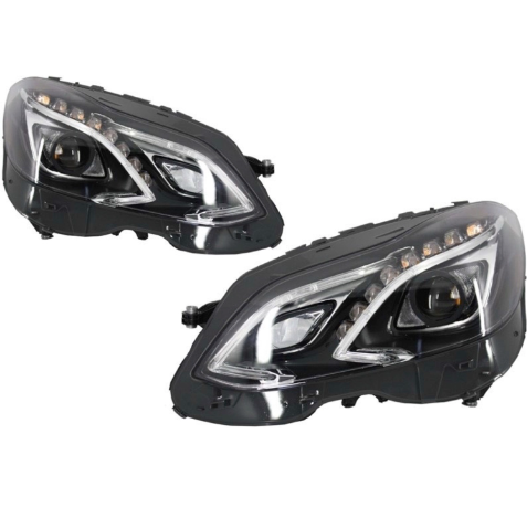 Mercedes E Class W212 facelift xenon LED E63 headlights FREE SHIPPING